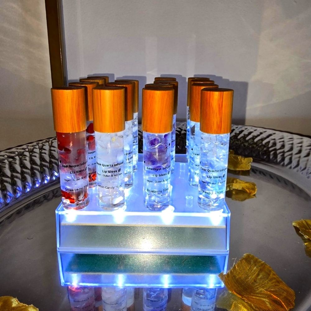 All Natural Crystal Infused Lip Gloss